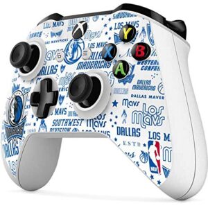 Skinit Decal Gaming Skin compatible with Xbox One S Controller - Officially Licensed NBA Dallas Mavericks Historic Blast Design