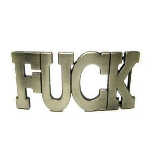 masop personalized letter f**k funny casual boys metal belt buckles accessories