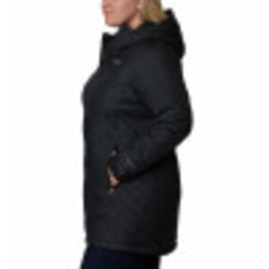 Columbia Women's Heavenly Long Hooded Jacket, Black, Large