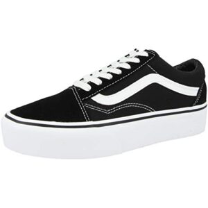 Vans Women's Old Skool Platform Trainers, (Black/White Y28), 5 UK 38 EU