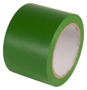 incom manufacturing: pvc vinyl safety aisle/pipe marking conformable durable color coding abrasion resistant tape, 3 inch x 108 ft, safety green - ideal for walls, floors, equipment