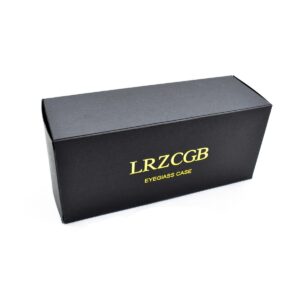 LRZCGB Zipper Eyeglasses Case, Honeycomb Glasses Sunglasses Case Box Protector for Men & Women or Children(Purple)