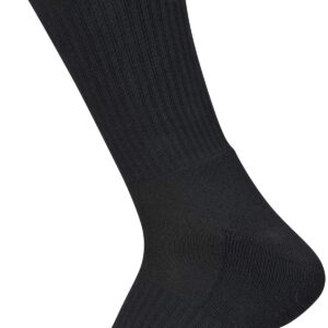 Under Armour Train Crew Socks, 2-Pair, Black, Shoe Size: Mens 4-8, Womens 6-9