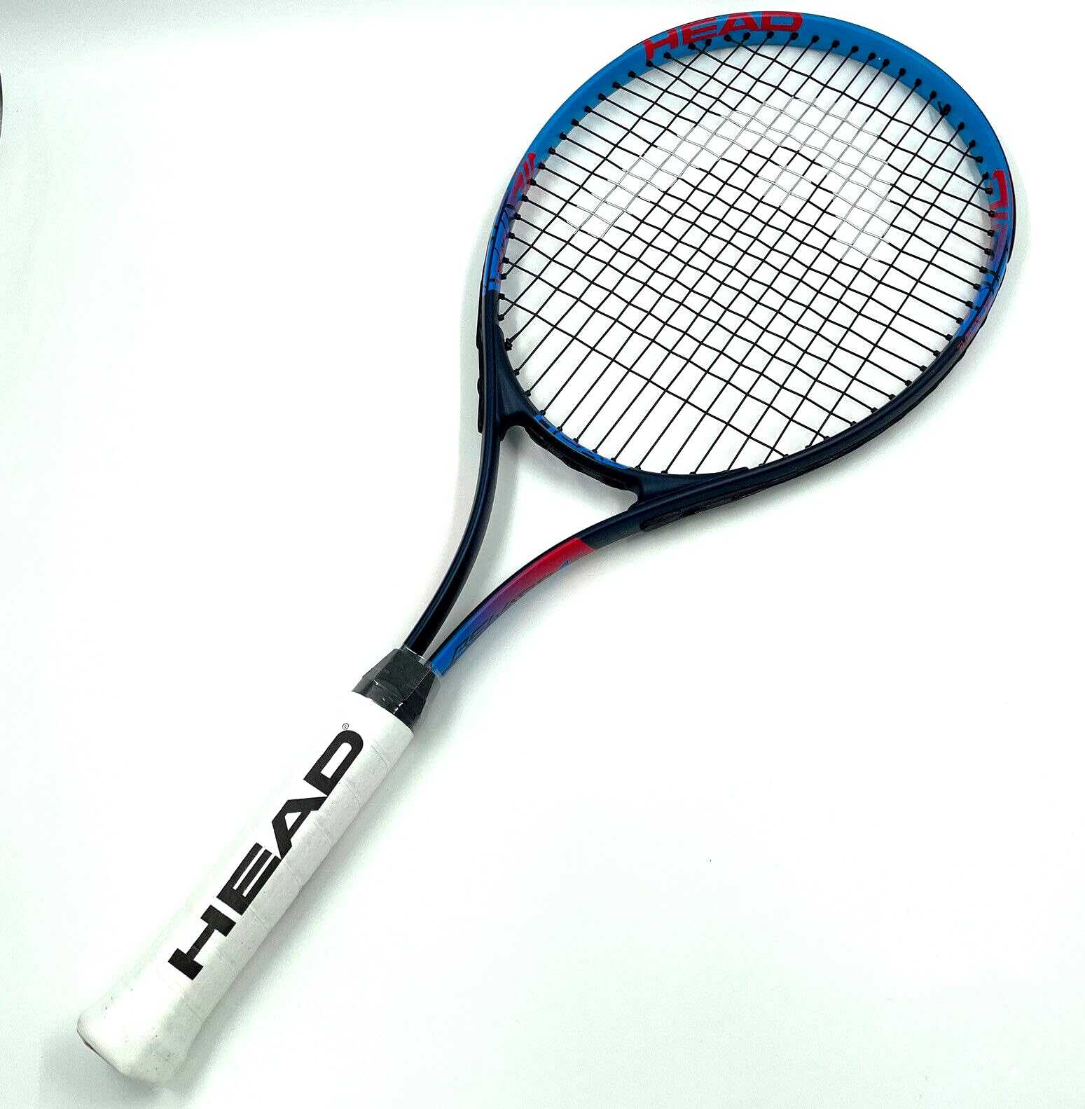 HEAD Ti. Reward Tennis Racket - Pre-Strung Head Light Balance 27 Inch Racquet - 4 3/8 In Grip, Blue/Black