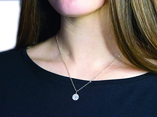 EFYTAL Graduation Gifts for Her 2024, Sterling Silver Compass Necklace, High School or College Graduation Gifts for Her, Graduation Jewelry, Class of 2024 Graduation Gifts