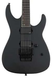 esp ltd m-400 electric guitar, black satin