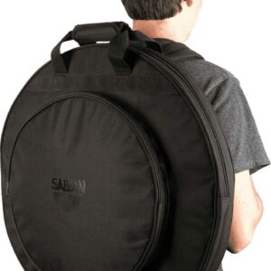 Sabian Quick 22 Black Out Cymbal Bag, Sabian QCB22 Quick 22 Cymbal Bag with Backpack Straps