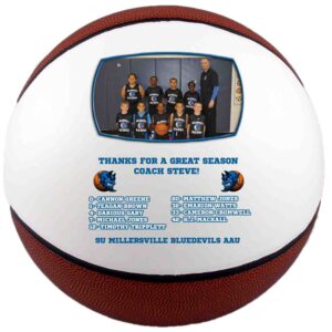 Personalized basketballs - Custom Photo Basketball Gift - Regulation Size Basketball - Any Image - Any Text - Any Logo