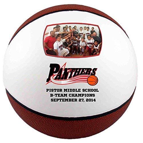 Personalized basketballs - Custom Photo Basketball Gift - Regulation Size Basketball - Any Image - Any Text - Any Logo