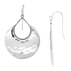 Silpada .925 Sterling Silver Earrings for Women, Jewelry Gift Idea, Crescent Drop'