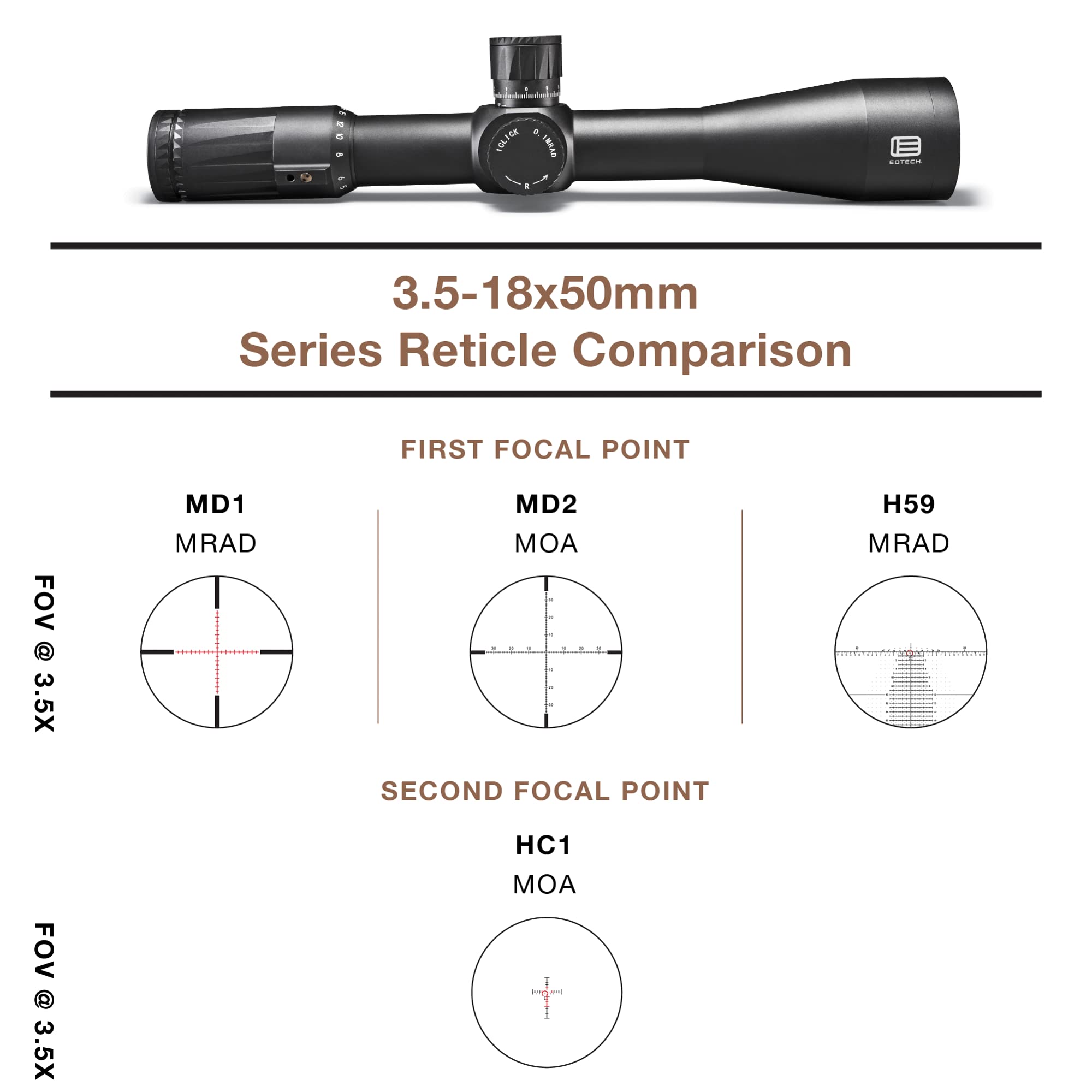 EOTECH Vudu 3.5-18x50mm Precision Rifle Scope