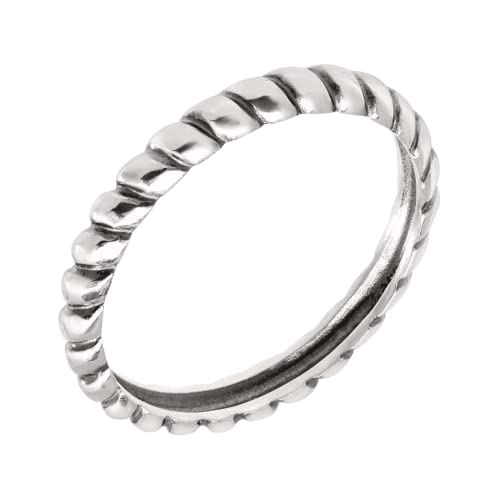 Silpada 'Belle Fleur' Twisted Stacking Ring in Sterling Silver, Size 7, Size 7