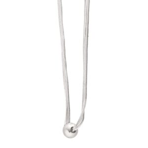 Silpada 'Thoreau' Multi-Strand Bead Necklace in Sterling Silver, 16''