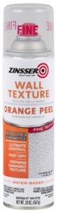 rust-oleum 202132 zinsser wall texture 20oz, water-based orange peel fine, 1.25 pound (pack of 1)