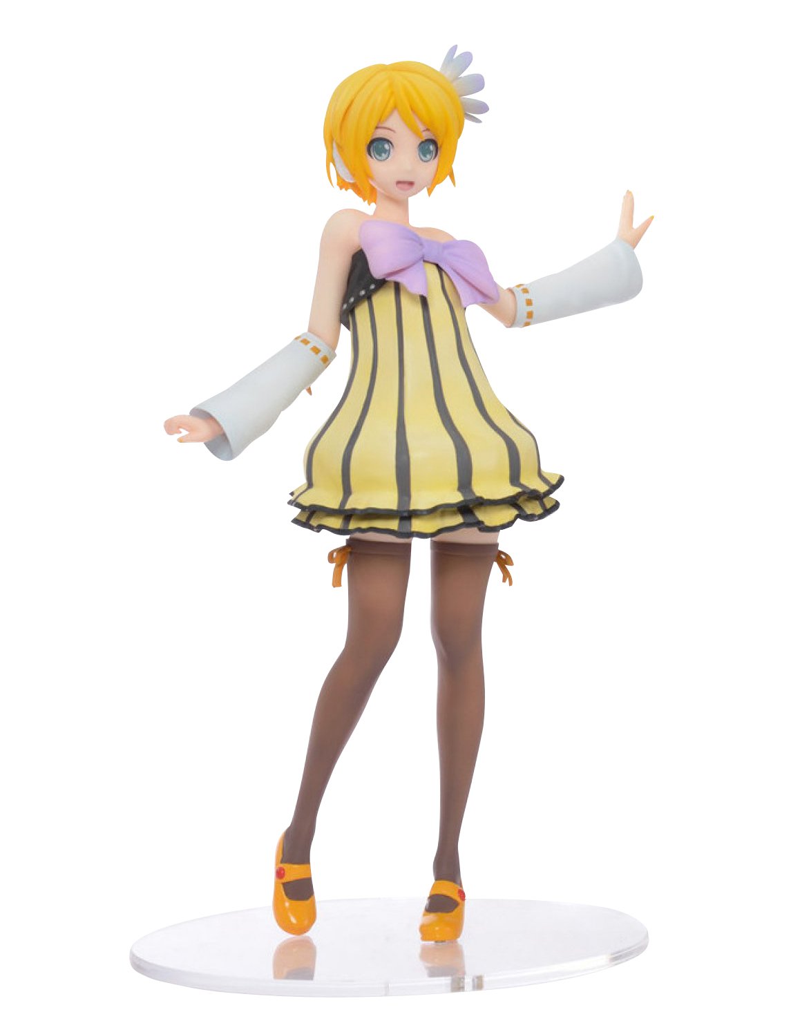 Sega 115-1011810 Kagamine Rin Project Diva Future Tone Cheerful Candy SPM Premium Action Figure, 11"