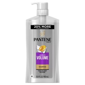 pantene pro-v sheer volume shampoo, 30.4 oz