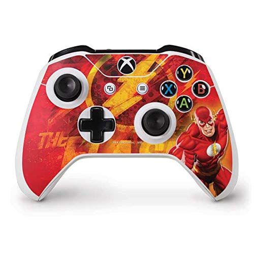 Skinit Decal Gaming Skin compatible with Xbox One S Controller - Officially Licensed Warner Bros Ripped Flash Design