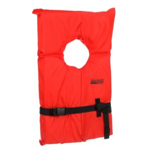 SEACHOICE 85520 Life Vest, Type II Personal Flotation Device â€“ Orange â€“ Adult