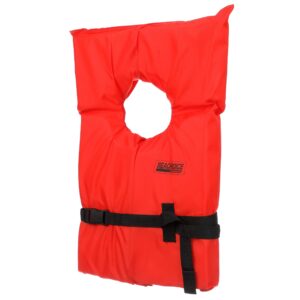 SEACHOICE 85520 Life Vest, Type II Personal Flotation Device â€“ Orange â€“ Adult