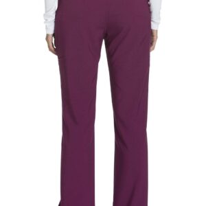 Cherokee iFlex CK002 Mid Rise Pull-On Pant Wine 2XL Petite