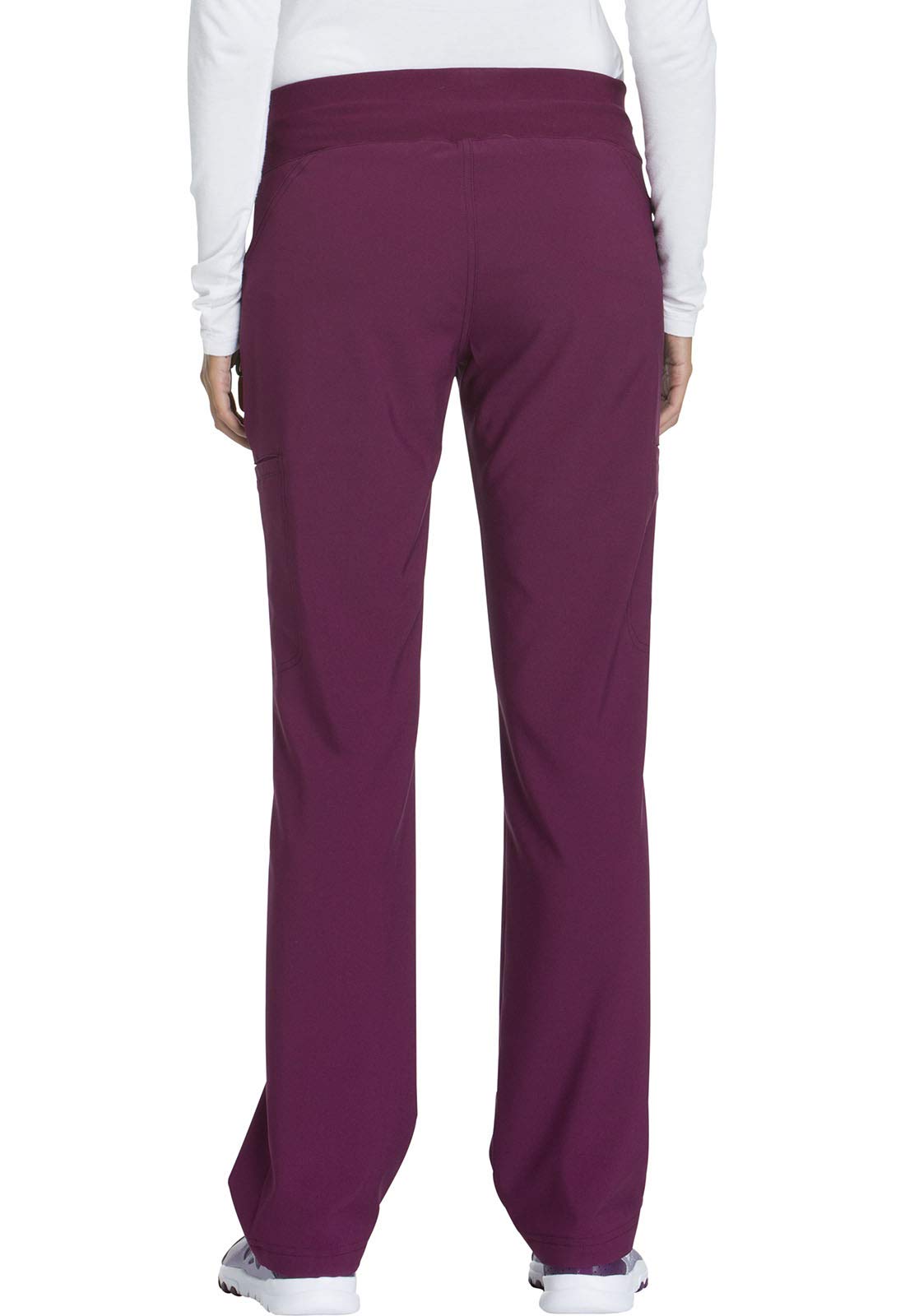 Cherokee iFlex CK002 Mid Rise Pull-On Pant Wine 2XL Petite