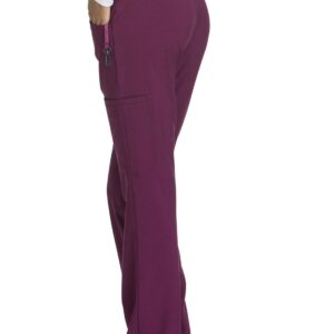 Cherokee iFlex CK002 Mid Rise Pull-On Pant Wine 2XL Petite