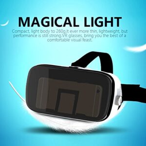 3D Glasses,LOFS 3D Glasses VR Glasses 3D VR HD 8 Layers Nano Coating Lenses Virtual Reality Headsets with Adjustable Lens and Strap for Cell Phones 4.7"-6.2"