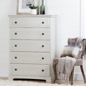 South Shore Avilla 5-Drawer Dreser, Winter Oak