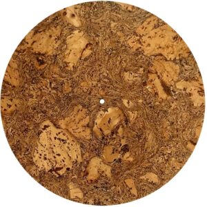 TazStudio Premium slipmat- Cork Turntable Mat for Better Sound Support on Vinyl LP Record Player- Decorative Specially Designed Cork [3mm Thick] Original Art Design-m4- special