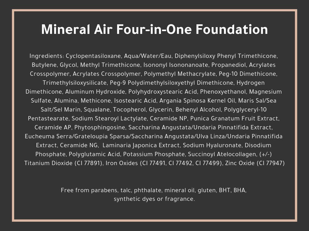 Mineral Air Four-in-One Foundation for Mineral Air Mist Device—Color, 28 ml, Standard Size - Medium