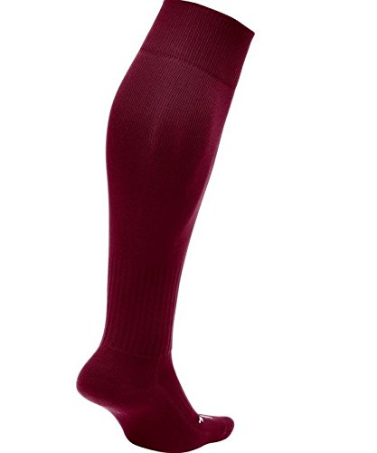 Unisex Nike Classic II Cushion Over-the-Calf Football Sock, Team Red/White, Medium