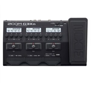 zoom g3xn guitar multi-effects processor with expression pedal, with 70+ built-in effects, amp modeling, stereo effects, looper, rhythm section, tuner