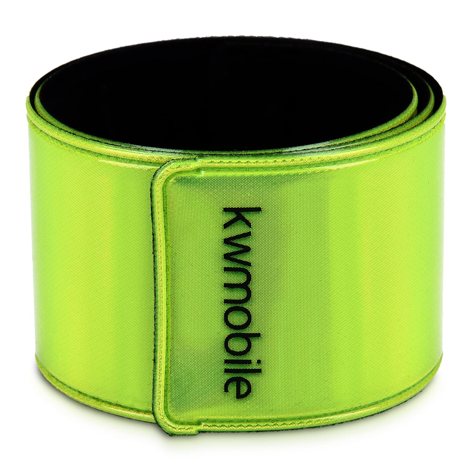 kwmobile 6X Reflective Tape - Reflective Band Snap Bracelet Set - Reflector Band for Arm Leg - Party Accessory - Decorative outerwear