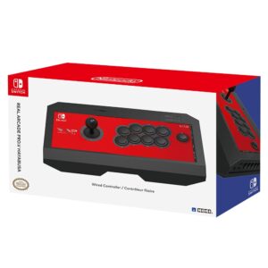 HORI Nintendo Switch Real Arcade Pro V Hayabusa Fight Stick Officially Licensed by Nintendo - Nintendo Switch;