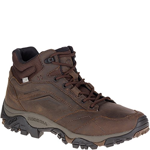 Merrell Men's Moab Adventure Mid Waterproof Hiking Boot, Dark Earth 9.5 Wide