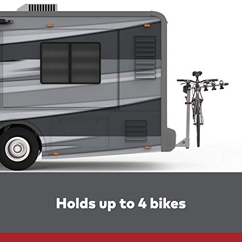 YAKIMA - LongHaul Premium Hitch Bike Rack for RV and Travel-Trailer, 4 Bike Capacity