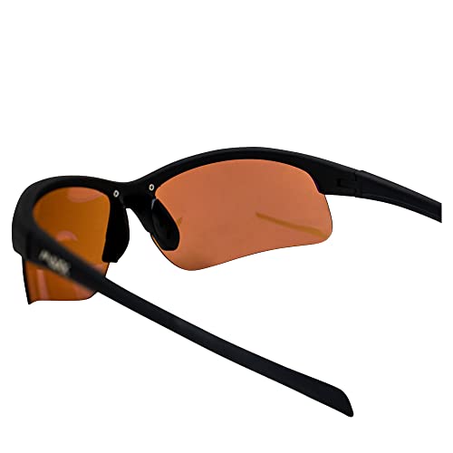 Maxx Sunglasses TR90 Maxx Domain HD Black Amber Lens