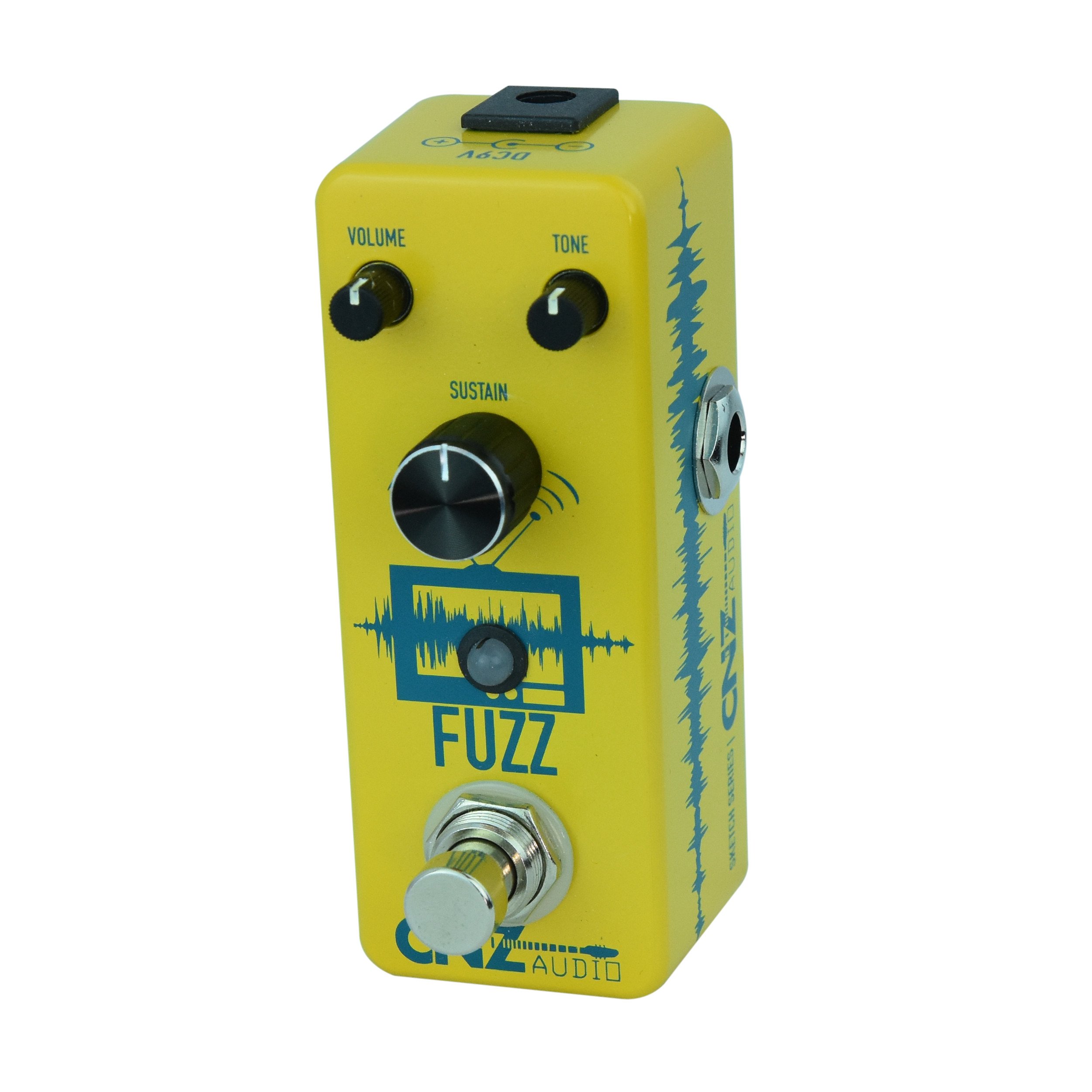 CNZ Audio Fuzz Guitar Effects Pedal, True Bypass