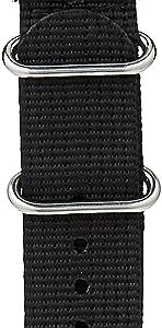 Timex TW7C05600 Weekender 20mm Black Fabric Slip-Thru Strap