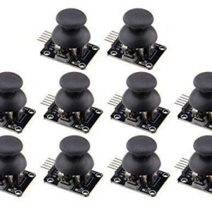 WMYCONGCONG 10 PCS Game Joystick Breakout Module Game Controller Replacement Joystick Control Stick Compatible with PS2 Switch Joy-Con Controller