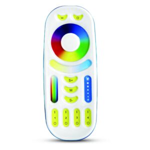 LGIDTECH FUT092 Miboxer 4-Zone RGB+CCT 2.4GHz RF Remote Controller(Not Include Battery) for Milight/Miboxer LED Light Bulb,Flood Light,Led Strip Controller