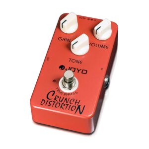 joyo distortion pedal crunch distortion of british classic rock distortion effect for electric guitar - true bypass (jf-03)