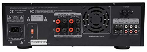 Technical Pro MM2000BT Powered Bluetooth Karaoke Mixer Amplifier Amp SD, USB