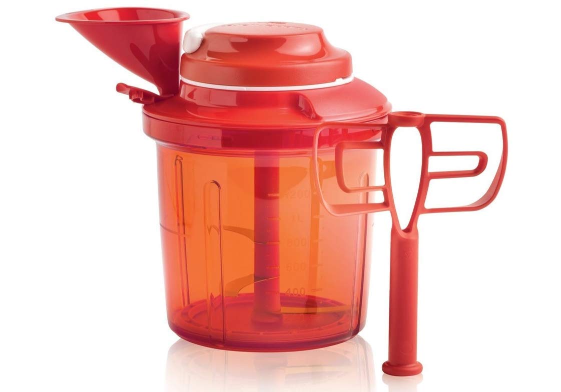 Tupperware Extra Chef with Pull Cord (1,35 L) 45 Fluid Ounce, Chopper(Mannual)