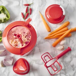 Tupperware Extra Chef with Pull Cord (1,35 L) 45 Fluid Ounce, Chopper(Mannual)