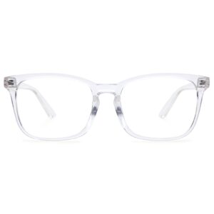 Pro Acme Non-prescription Glasses Frame Clear Lens Eyeglasses (Transparent)