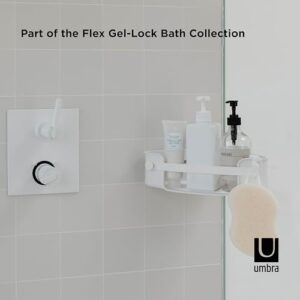 Umbra Flex Gel Lock Corner Shower Bin