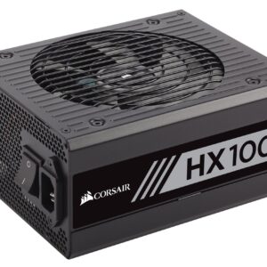 Corsair HX Series, HX1000, 1000 Watt, Fully Modular Power Supply, 80+ Platinum Certified, CP-9020139-NA