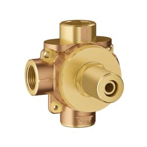 Grohe 29902000 Concetto 1/2 in. 3-Way Pressure Balance Rough Valve, Brass