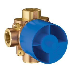 Grohe 29902000 Concetto 1/2 in. 3-Way Pressure Balance Rough Valve, Brass